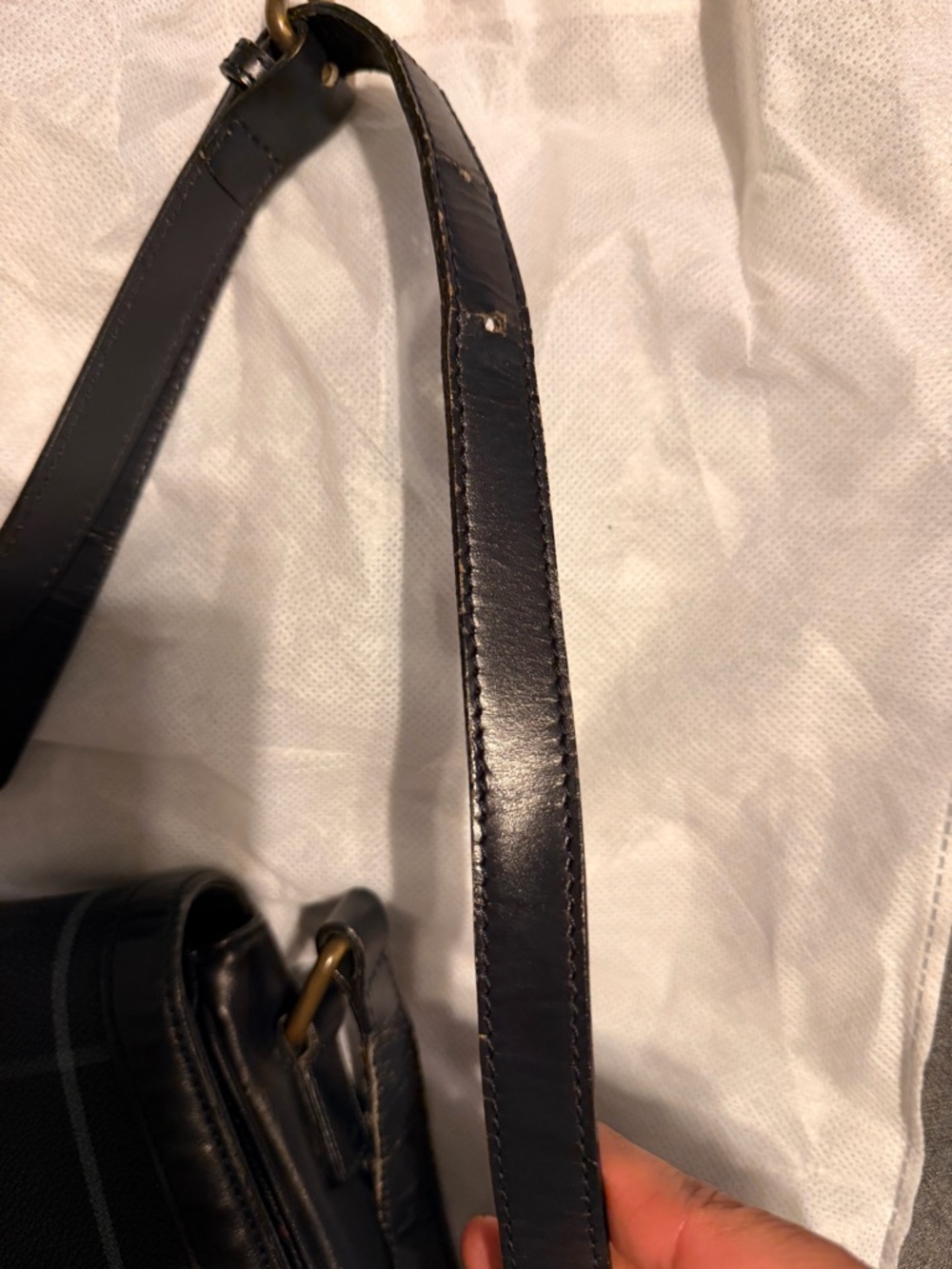 Vintage Burberrys of London Crossbody Bag – Nova Check Leather - Picture 11 of 13